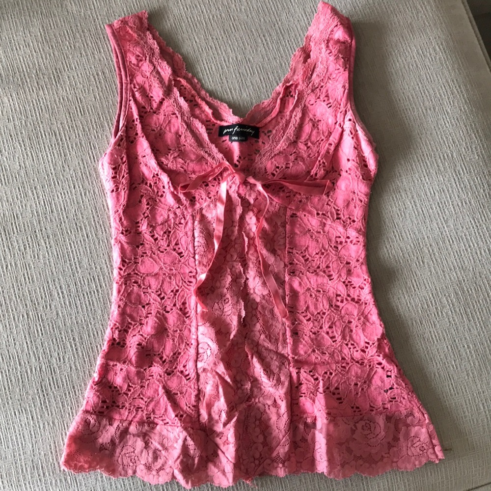 Ann Feriday lace top, one size fits most